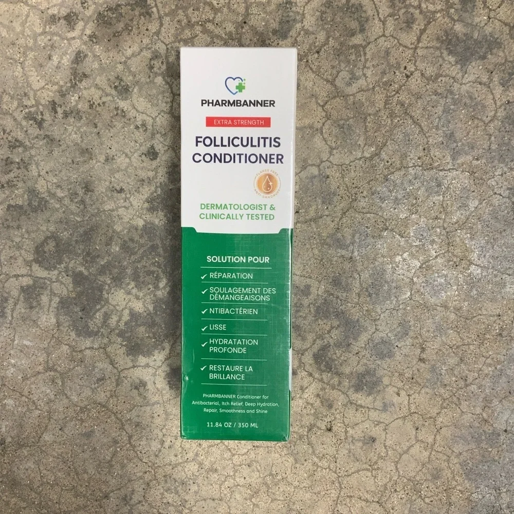 New in box‎ Pharmbanner Folliculitis Conditioner 11.84 oz